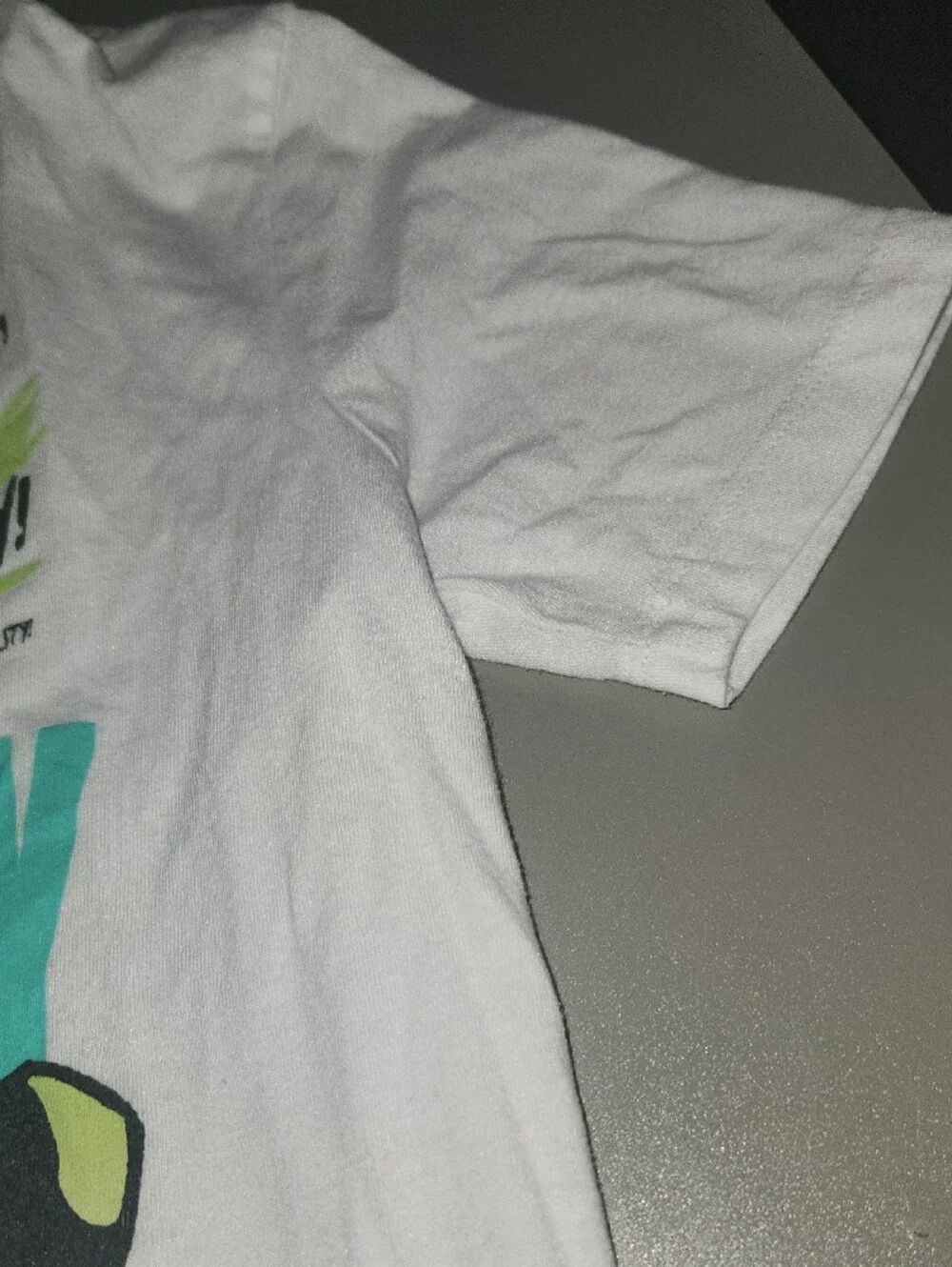 Marvel White Tee with Black Logo Print